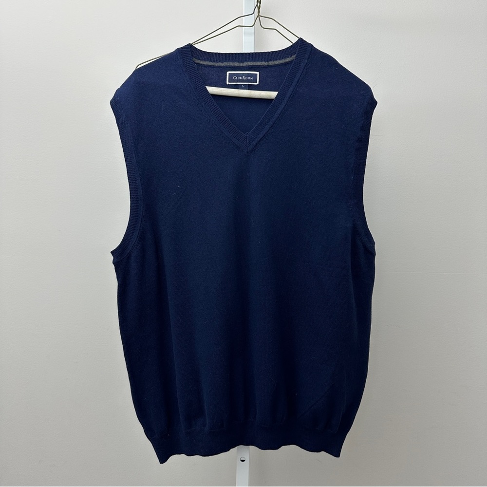 CLUB ROOM‎ COTTON VEST SIZE LARGE NWT